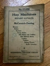 1935 McCormick-Deering Mowers Rakes Stackers Loaders Repairs Catalog #27 P014 picture