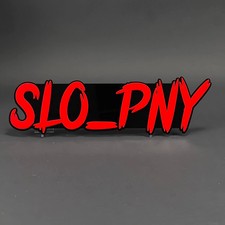 1PC SLO_PNY 3D Acrylic Badge - Car Truck Emblem Fender Tailgate Trunk Sticker picture