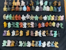 100pcs Mix Natural Quartz Crystal Skull Carved Crystal Skull Animal Wholesale picture
