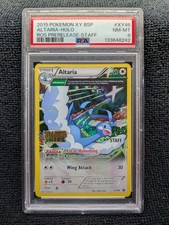 2015 POKEMON XY ROARING SKIES PRERELEASE-STAFF #XY46 ALTARIA-HOLO PSA 8 picture