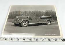 1946 Mack 85LS Fire Apparatus Truck Press Photo 8x10 Black And White picture