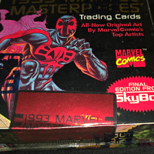 SkyBox 1993 Marvel Masterpieces Factory Sealed Box - 90 Non-Sport Cards picture