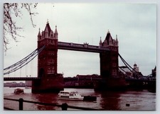 Photograph Vintage London Bridge Vacation Found Photo Picture UK picture