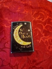 Retired 2016 Zippo I will Love You To The Moon & Back Lighter Not Fired picture