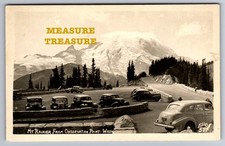 C.1946 RPPC SEATTLE, WA MOUNT. RAINIER FROM OBSERVATION POINT PHOTO Postcard Q6 picture