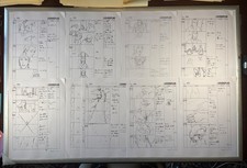 BLADE OF THE IMMORTAL storyboardsVintage Animation Production Art  13 I10 picture