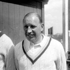 Arnold Hamer Derbyshire C C C 1950s Historic Old Sports Photo picture