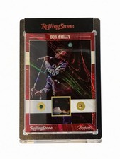 2025 Rolling Stone Bob Marley Dual Gem + Swatch Keepsake #50 1/10 Red Foil ALPHA picture