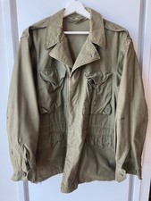 Original Vintage WW2 US Army M-1943 M43 Field Jacket picture