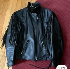 Harley Davidson Women’s M Leather FLSTS Hawk springer Jacket picture