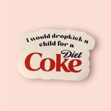Handmade Diet Coke Sticker picture