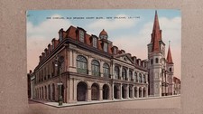 Postcard, Linen - The Cabildo, Spanish Court, New Orleans, LA, Unposted picture