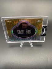 2025 Topps Disneyland 70th Anniversary Name Tag Haunted Mansion GHOST HOST /70 picture