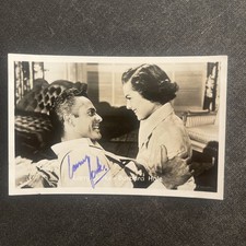 Vintage Larry Parks Signature Original Autograph Cinema Postcard picture