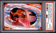 2025 AMBASSADOR QUESTA PSA 8 DISNEY TOPPS CHROME 15TH ANN ELIO MOVIE #'d /15 picture