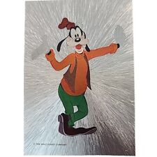 Vintage Postcard Disney Goofy Dufex Foil Metallic HSC-406885 picture