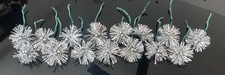 Vtg 1950s West Germany Atomic Starburst Sputnik Christmas Ornaments (RARE) 15pc picture