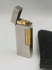 Dunhill Rollagas Lighter, Brushed Palladium & Gold Plated, 061056 picture