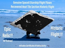 Space X Starship Historic Flight 1 Flown SN24 Heat Shield Tile Relic Set RARE picture