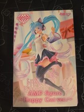 Hatsune Miku AMP Figure 14th Anniversary Figure Happy Cat Birthday Used Dmg Box picture