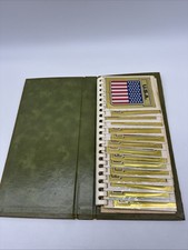 Lot Of 52 Vintage State Stickers FLAG FOUNDATION/GULF OIL Gold Emblem Collection picture