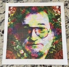 BLOTTER ART JERRY GARCIA 10 YEARS OF TEARS PRODUCED. BY WES BLACK  picture
