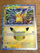 Pokémon TCG Pikachu 040/128 (18/30) Holo Pikachu Rare ME 30th Celebration NM picture