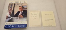 George H. W. Bush- Hardbound book with signed bookplate;