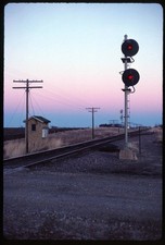 Original Rail Slide - BN Burlington Northern Searchlight Signals Hector MN 1991 picture