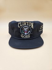 Clinton Gore US Presidential Inauguration Snapback Rope Chord Hat Jan 20 1993 picture