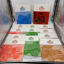 Lot 13 Vintage Brockway Truck Sales Brochures 358 359 360 361 527T Huskiteer picture