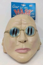 Natural Born Killers Vtg Soft Vinyl Mask Cesar 1995 Halloween NOS FULL HEAD  picture