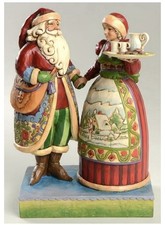 Jim Shore TIS THE SEASON FOR LOVING HEARTS Santa & Mrs Claus Christmas 2006 picture