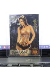 2010 Benchwarmer Halloween April Scott Authentic Autograph Card 2 of 16 Actress picture