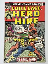 Hero For Hire #14 (1973) Origin of Luke Cage retold, 1st app. of Big Ben Dono... picture