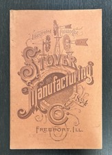 STOVER MANUFACTURING IDEAL WINDMILLS RARE 1894 ILLUSTRATED CATALOG FREEPORT, IL picture
