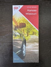 AAA Road Map-The Map of Kansas and Missouri  - State Series-2022- picture