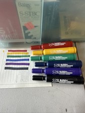 Vintage 1989 Paper Mate El Marko Permanent Markers Lot of 6 New From An Open Box picture
