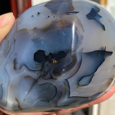 982g Dendritic Large Natural Chalcedony Agate Quartz Crystal Palm Stone Specimen picture