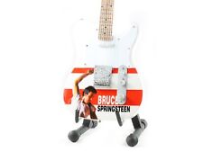 Miniature Guitar BRUCE SPRINGSTEEN with free stand. THE BOSS. BORN IN THE USA picture