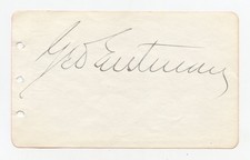 Kodak Founder George Eastman Autograph | JSA Authentic LOA | Un Cut Signature picture