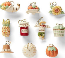 LENOX New in Lenox Box  Autumn Favorites Porcelain 10 Piece Set picture