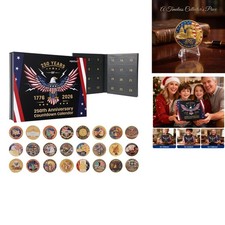24PCS USA 250th Anniversary Commemorative Coin Gift Set 2026 for Veterans picture