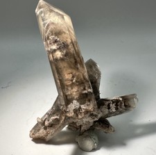 Excellent Smoky Quartz Cluster W Defined Inclusions Phantom(s)Brazil.🔥 picture