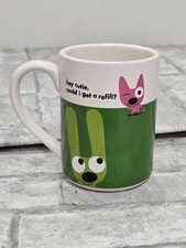 Hallmark Hoops & Yoyo Caffeinate Me Coffee Mug Ceramic Funny Cartoon Refill picture