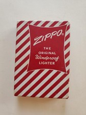 Vintage 1950s Brushed Chrome ZIPPO Un-Used Lighter in Original Box Pat 2517191 picture