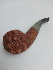 VTG Brown Rusticated Tobacco Pipe Stamped 