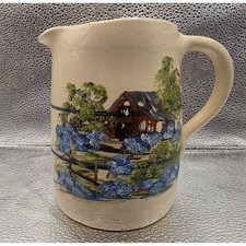 VTG Hand Made Marshall Pottery Pitcher Master Potter EJ Humphries - Hand Painted picture