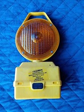 Vintage Tildawn Construction Barricade Warning Light - Made in England picture