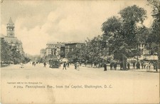 1905 Pennsylvania Ave, from the Capitol, Washington, DC. Vintage Postcard picture